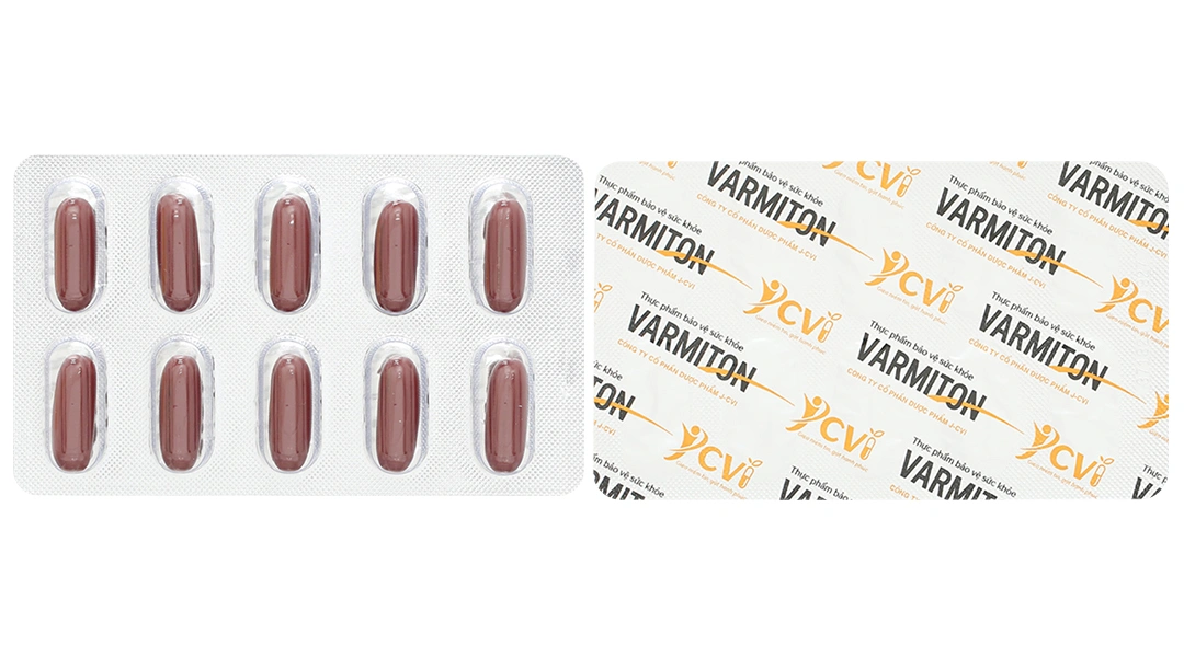 Thực phẩm bảo vệ sức khỏe Varmiton hộp 40 viên - 6